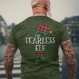 The Fearless Elf Matching Family Group Christmas Men's T-shirt Back Print Gifts for Old Men