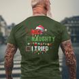 Christmas Nice Naughty I Tried Holiday Xmas 2023 Men's T-shirt Back Print Gifts for Old Men