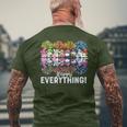 Happy Everything Gnomies Gnomes Holidays Christmas Xmas Men's T-shirt Back Print Gifts for Old Men