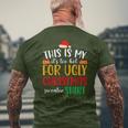 This Is My It's Too Hot For Ugly Christmas Men's T-shirt Back Print Gifts for Old Men