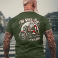 Oh What Fun It Is To Ride Motorcycle Biker Santa Xmas Men's T-shirt Back Print Gifts for Old Men