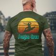 Santa Cruz Souvenir Retro Surf Vintage California Men's T-shirt Back Print Gifts for Old Men