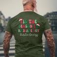 Tis The Season To Radiate Joy Radiation Oncology Christmas Men's T-shirt Back Print Gifts for Old Men