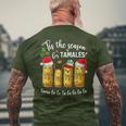 Tis The Season For Tamales Christmas Holiday Mexican Food Men's T-shirt Back Print Gifts for Old Men
