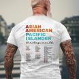 Aapi Asian American And Pacific Islander Heritage Month 2024 Men's T-shirt Back Print Gifts for Old Men