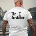The Acroyoga Father Cool Acro Yoga Mens Back Print T-shirt Gifts for Old Men
