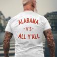 Alabama Vs All Yall With Crimson LettersMen's T-shirt Back Print Gifts for Old Men