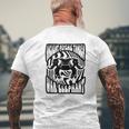 Ancient Physic Tandem War Elephant Mens Back Print T-shirt Gifts for Old Men