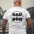 Anti-Dad Bod Just Say No Mens Back Print T-shirt Gifts for Old Men