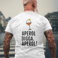 Aperol Digga Aperol Spritz Gray T-Shirt mit Rückendruck Geschenke für alte Männer