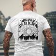 Arkansas Total Solar Eclipse 2024 Astrology Event Men's T-shirt Back Print Gifts for Old Men