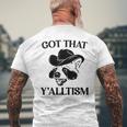 Autism Got That Y'alltism Meme Autistic Raccoon Men's T-shirt Back Print Gifts for Old Men