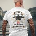 Bachelor Graduation Saying Exam Bestanden Uni Gra T-Shirt mit Rückendruck Geschenke für alte Männer