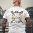 Baseball Softball Pappy Of Softball Baseball Player Men's T-shirt Back Print Gifts for Old Men