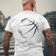 Basketball Graphic Basketball Men's T-shirt Back Print Gifts for Old Men
