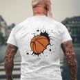 Basketball Players Basketball Team Graphic Sports Basketball Men's T-shirt Back Print Gifts for Old Men