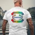 Best Dad Best Friend Forever Fathers Day Mens Back Print T-shirt Gifts for Old Men