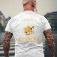 Bienen Papa Wie Ein Normaler Papa Nuriel Cooler Imker T-Shirt mit Rückendruck Geschenke für alte Männer