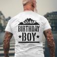 Birthday Boy Army Party Supplies Military Party Boys Men's T-shirt Back Print Gifts for Old Men