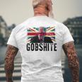 Boris Johnson Anti Brexit Anti Tory Gobshite Prime Minister Men's T-shirt Back Print Gifts for Old Men