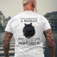 Born In November Men's T-shirt Back Print Gifts for Old Men