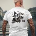 Böse Alte Frau Langarm Böse Alte Frau T-Shirt mit Rückendruck Geschenke für alte Männer