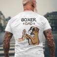 Boxer Dog Papa T-Shirt mit Rückendruck Geschenke für alte Männer