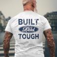 Built Dad Tough American Independence Day 4Th Of July Mens Back Print T-shirt Gifts for Old Men