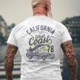 California West Coast Surfing Car Birthday Men's T-shirt Back Print Gifts for Old Men