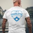 Charlotte Throwback Classic Men's T-shirt Back Print Gifts for Old Men