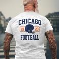 Chicago Football Athletic Vintage Sports Team Fan Men's T-shirt Back Print Gifts for Old Men