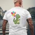 Children's 2Nd Birthday Ich Bin Schon 2 Jahre Dinosaur T-Shirt mit Rückendruck Geschenke für alte Männer