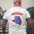 Children's 5Th Birthday Dieser Kleine Superheld Ist 5 Jahre Alt Held T-Shirt mit Rückendruck Geschenke für alte Männer