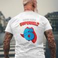 Children's 6Th Birthday Dieser Kleine Superheld Ist 6 Jahre Alt Held T-Shirt mit Rückendruck Geschenke für alte Männer