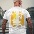 Children's Bäm Ich Bin 7 Sieben Jahre Boy 7Th Birthday Digger T-Shirt mit Rückendruck Geschenke für alte Männer