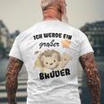 Children's Ich Werde Ein Großer Bruder 2024 T-Shirt mit Rückendruck Geschenke für alte Männer