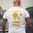 Children's Ich Werde Großbruder T-Shirt mit Rückendruck Geschenke für alte Männer