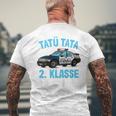 Children's Tatü Tata 2 Class Ich Komme School Boys Police 80 T-Shirt mit Rückendruck Geschenke für alte Männer