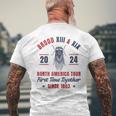Cicada 2024 Brood Xiii & Xix Cicada Swarm Not Since 1803 Men's T-shirt Back Print Gifts for Old Men