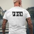 Civil Disobedience Parks Rosa Mugshot Booking Id 7053 Mens Back Print T-shirt Gifts for Old Men