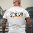 Class Of 2024 Seniors High School College Student Graduation Men's T-shirt Back Print Gifts for Old Men