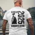 Class Of 2025 Congrats Grad 2025 Graduate Congratulations Men's T-shirt Back Print Gifts for Old Men