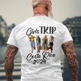 Costa Rica Girls Trip 2024 Birthday Squad Vacation Party Men's T-shirt Back Print Gifts for Old Men