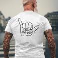 Costa Rica Puraida Hand Graphic T-Shirt mit Rückendruck Geschenke für alte Männer