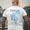 Cowgirl Era Vintage Inspired Western Aesthetic Trendy Men's T-shirt Back Print Gifts for Old Men