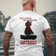 The Creek Will Be Red Game Platform Helldivers Hero Men's T-shirt Back Print Gifts for Old Men