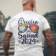 Cruise Squad 2024 Summer Vacation Matching Family Cruise Men's T-shirt Back Print Gifts for Old Men