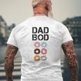 Dad Bod Tanks Donut Six Pack Daddy Gym Mens Back Print T-shirt Gifts for Old Men