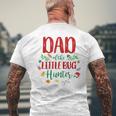 Dad Of The Little Bug Hunter Family Ladybug Birthday Men's T-shirt Back Print Gifts for Old Men