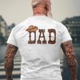 Dad Western Family Matching Birthday Cowboy Cowgirl Men's T-shirt Back Print Gifts for Old Men
